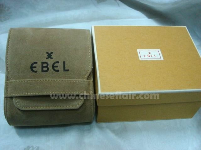 Replica Ebel Watch Box / Brown Leather Boxes Wholesale